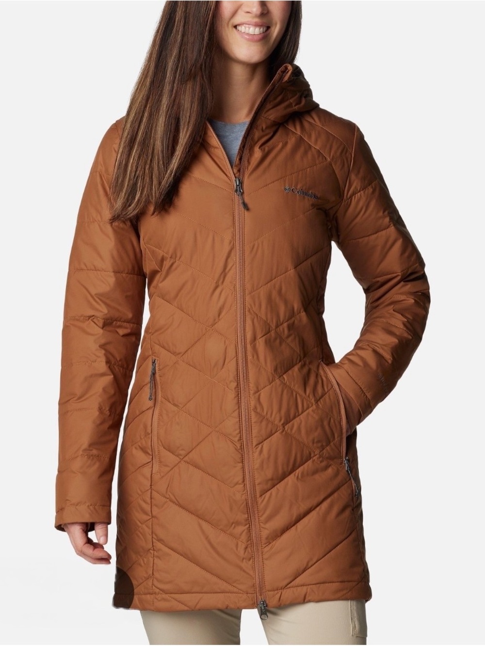 Columbia Women's Heavenly OmniHeat Long Hooded Coat